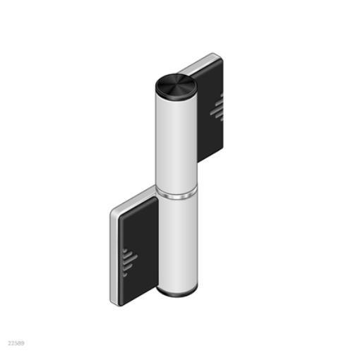 Dobradiça Desmontável 45-60/45-60 Cinza