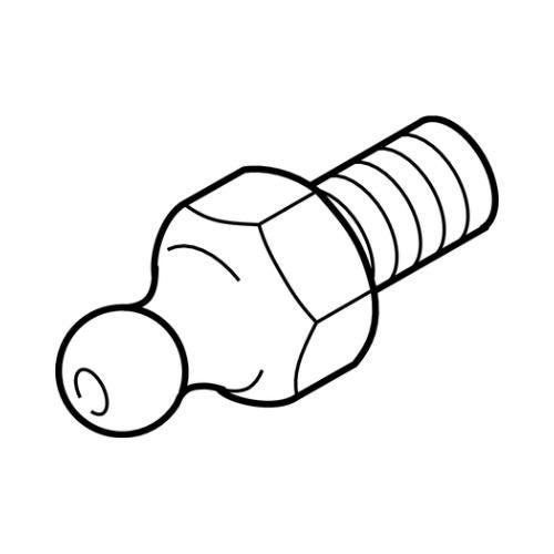 Nipple de Lubrificação M6 Direto