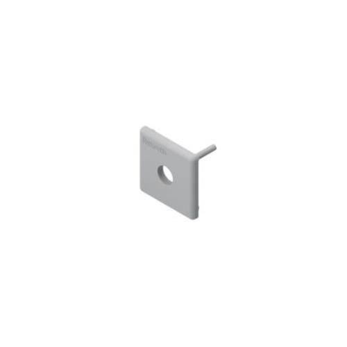 Tampa 30x30 com Furo D8.5 Cinza