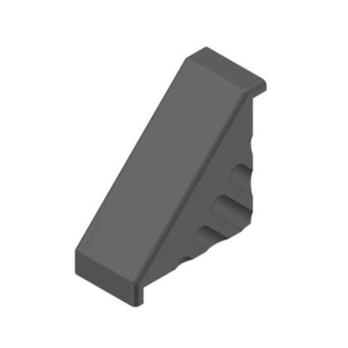 Tampa para Esquadro 45X90 Preto ESD