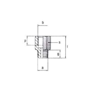 Redução M/F M12x1 1/8INBSP - Image 1