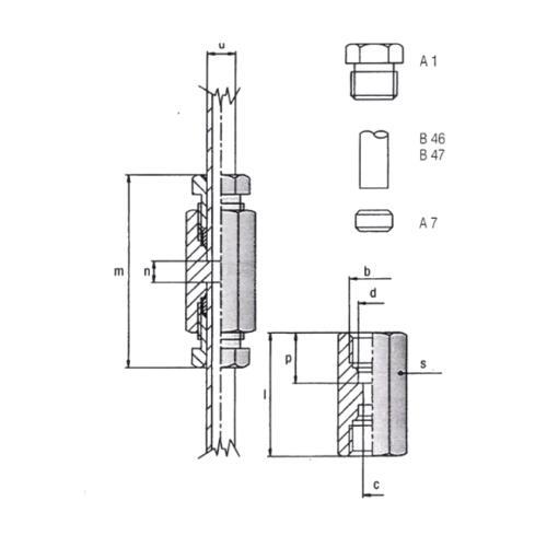 União Direta 1/4 BSP D6mm