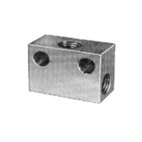 Bloco T 1/4 BSP D8mm