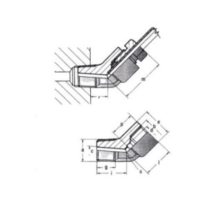 Joelho 45G D6mm 1/8 BSP - Image 1
