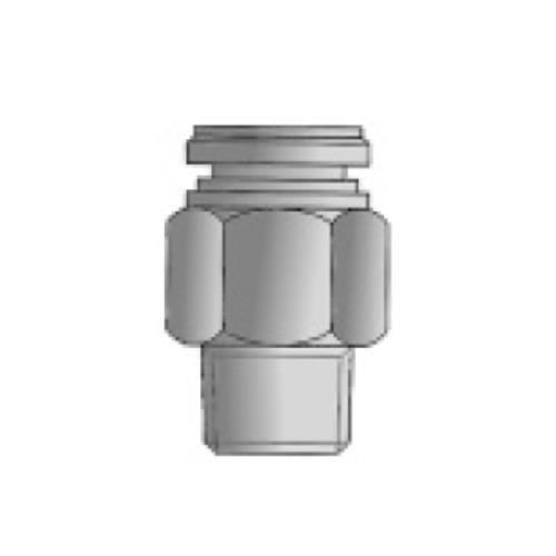Terminal Direito Rápido G1/8 BSP para Tubo 4 mm