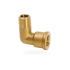 Joelho 90G G1/4M G1/4F em Latão - Image 1