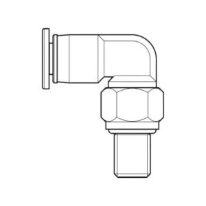 Terminal 90G Orientável Baixo M6 D6 - Image 1