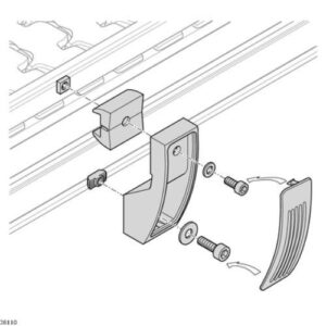 Suporte 30x88 para Perfil Guia - Image 1