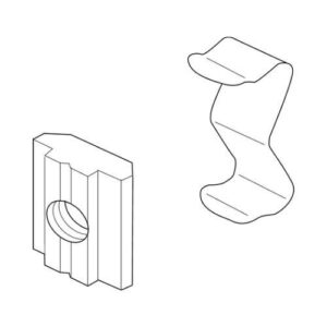 Porca para Ranhura T N10 M8 - Image 1