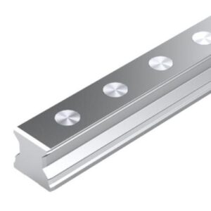 Rail de Rolos tamanho 25 com Tampas em Aço - Image 1