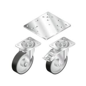 Placa Base para Fixar Rodas 220x205x8 - Image 1