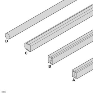 Guia de Deslizamento HDPE L=3000 - Image 1