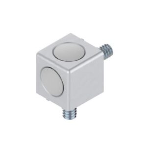 União de Cubo 45/2 DesignL com Fixação com Tampas Cinza - Image 1