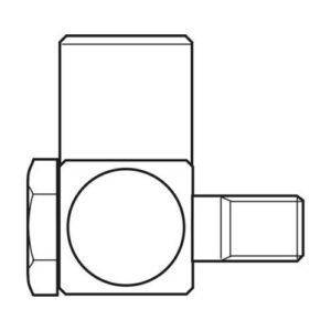 ACESS.LIG. 90G ORIENTAVEL M6M M8x1F - Image 1