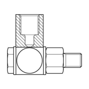 ACESS.LIG. 90G ORIENTAVEL M6M M8x1F - Image 1