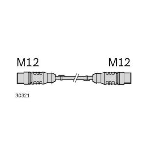 CABO LIGACAO M12F/M12M (1.0m) - Image 1